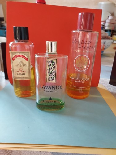 Flacons eau cologne et - eau,
