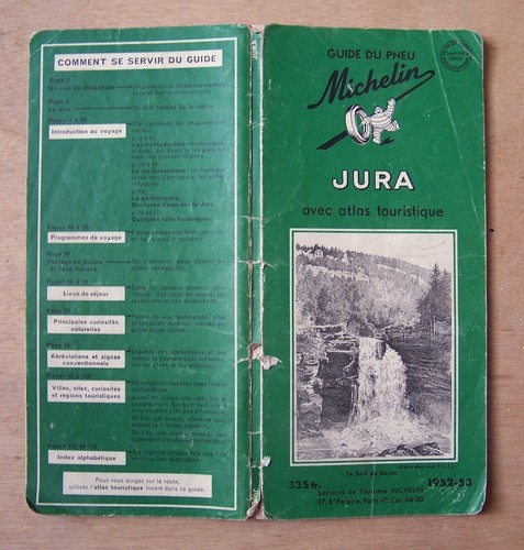 Guide michelin vert - michelin, jura