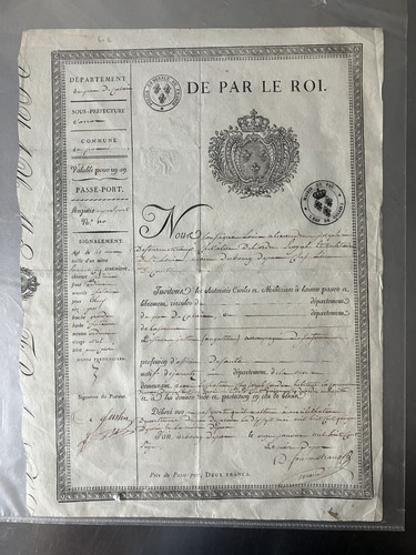 Ancien document passeport pas - document,