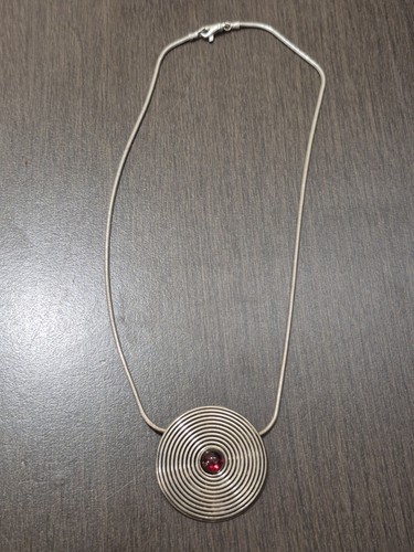 Collier ancien argent massif - argent,