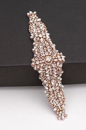 Bridal rhinestone applique - bridal, applique-