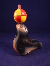 Ancien jouet tôle otarie