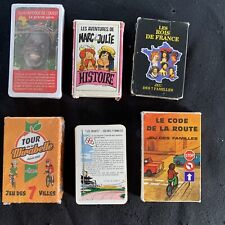 Lot de 6 Jeux des 7 familles