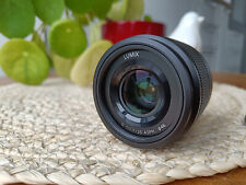 Objectif photo hybride Panasonic Lumix H-H025 focale 25/50mm F1.7 ASPH Micro 4/3