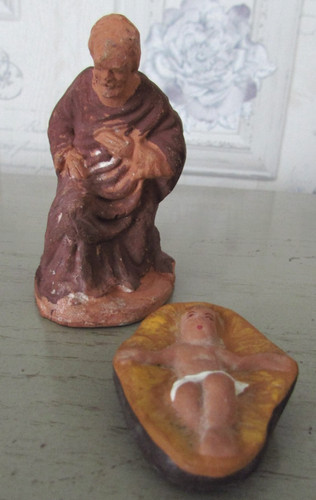 Lot anciens santons - lot, 2