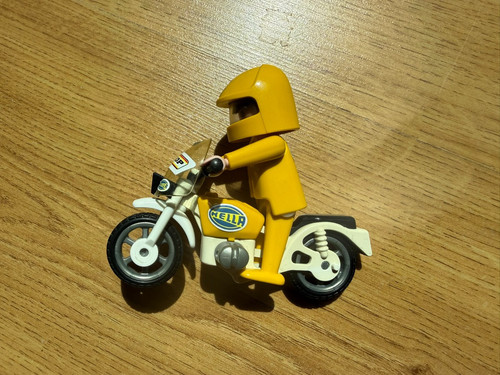 Petite moto jaune playmobil - petite,