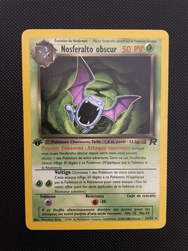 Carte pokemon nosferalto - carte,
