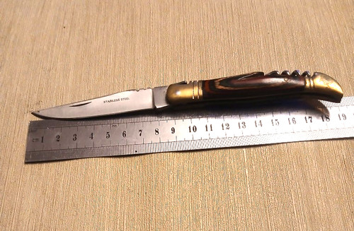 Couteau poche tire bouchon - couteau, tire-bouchon