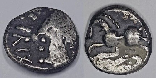 Rare gauloise argent - argent,, denier