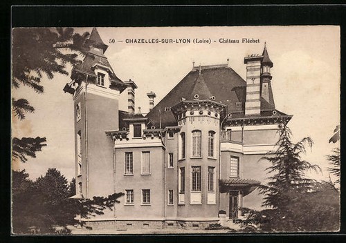 Cpa chazelles sur - cpa, chazelles-sur-lyon
