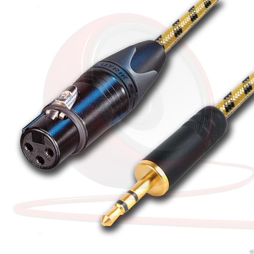 Femelle xlr 5mm stéréo - xlr, 3.5mm