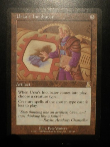 Mtg magic urza incubator - magic, urza's
