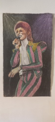David bowie tableau peint sur - peint,