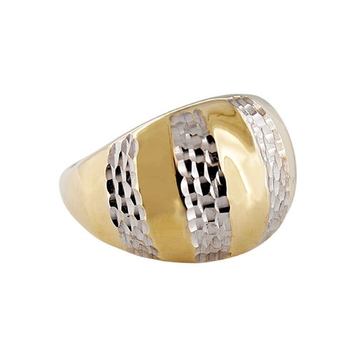 Bague femme bande jaune - femme, en