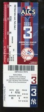2009 ALCS Ticket Stub Angels at New York Yankees Game 6 Yankees Win