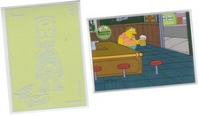 Simpsons 10th Anniversary - Single Chase Card Selection - Nuclear Neon, Diorama