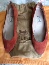 Escarpins Femme Vintage Celine - DAIM - P37 -