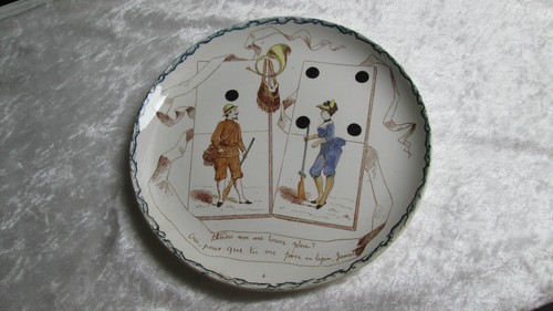 Ancienne assiette creil - assiette,