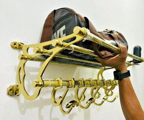 Porte manteau laiton - porte-manteau,
