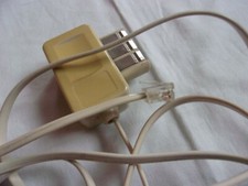 Rallonge Filtre Modem ADSL + Prise Téléphone Gigogne T 3m