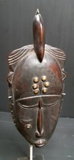 MASQUE KOULANGO COTE D'IVOIRE ART TRIBAL  ANCIEN STATUETTE AFRICAINE MASQUE 