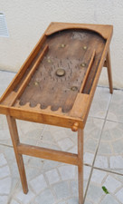 ANCIEN FLIPPER DE TABLE EN BOIS SUR PIEDS jouet jeux enfant