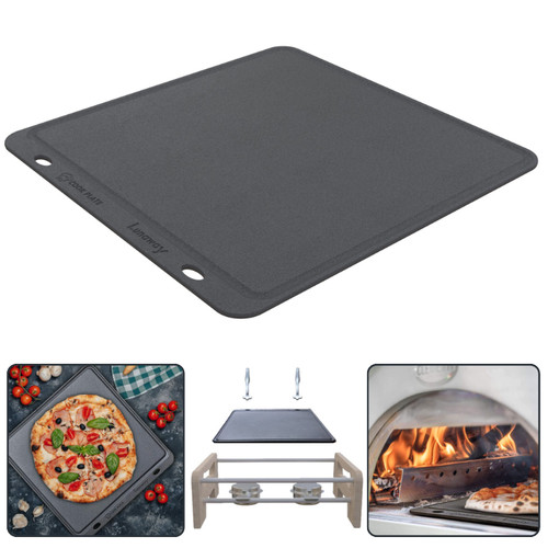 Plaque pizza fonte - plaque, en