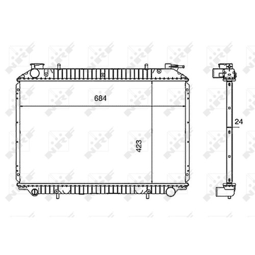 Radiateur eau compatible pour - eau,