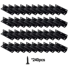 Supports d'angle noirs en L