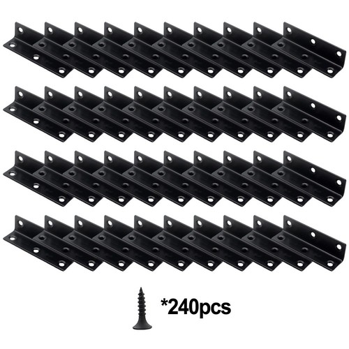 Supports angle noirs - d'angle, en