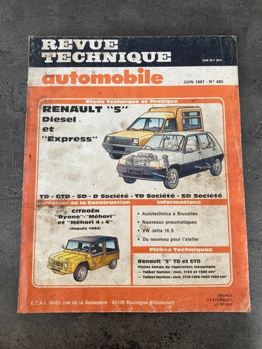 Rta revue technique 480 - revue, n°480