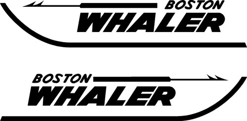 Boston whaler decals - left, &