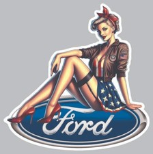 STICKER PIN UP US ARMY FORD
