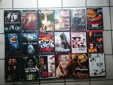 Lot 100% NEUF 19 films DVD HORREUR, ÉPOUVANTE, GORE, THRILLER, POLICIER SUSPENSE
