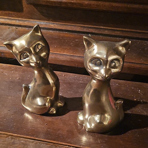Lot figurines chat métal - figurines,