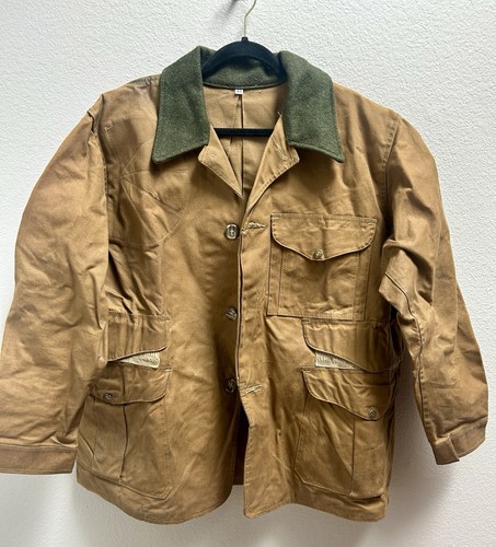 Vintage filson tin cloth khaki - cloth,