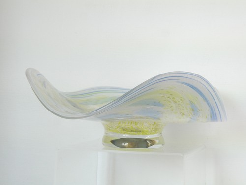 Coupe verre soufflé vintage