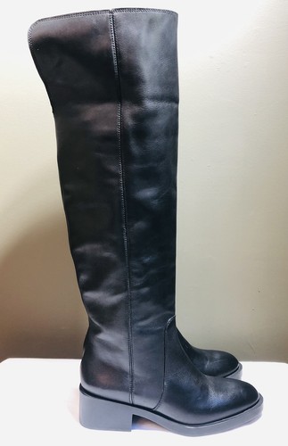 Zara fw24 black leather - black,