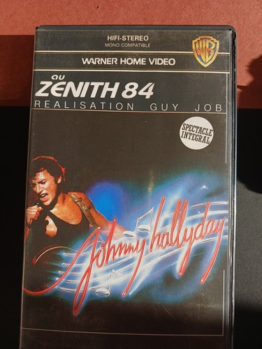 Cassette vhs johnny hallyday - cassette,