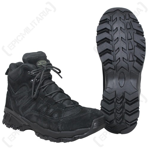 Noir militaire quipe bottes - militaire,