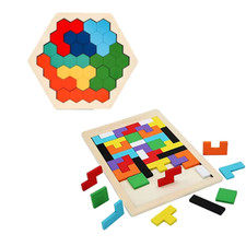 Ensemble De Blocs De Puzzle En