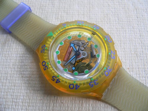 1992 scuba 200 swatch watch - 1992,