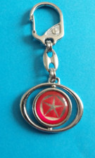 Porte clé automobile CHRYSLER rouge court