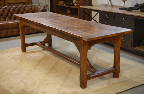 Grande table ferme orme - table,