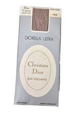Christian dior Femmes Diorella Ultra 106 Taille Unique Vison 15 Denier Collant ♥