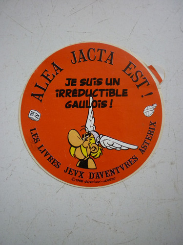 Autocollant asterix - , (uderzo)