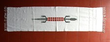 AFRIQUE  TENTURE tissu mural africain DZOGBEGAN  TOGO tissé main 129 cm x 33 cm
