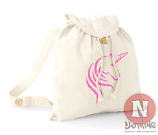 Paillette Licorne Sac à Dos Filles Vacances École Collège Coton Bio Jour Sac