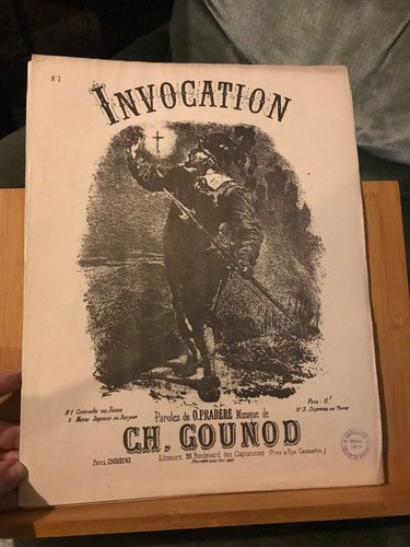 Charles gounod invocation - charles,