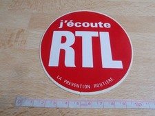 Autocollant vintage radio -